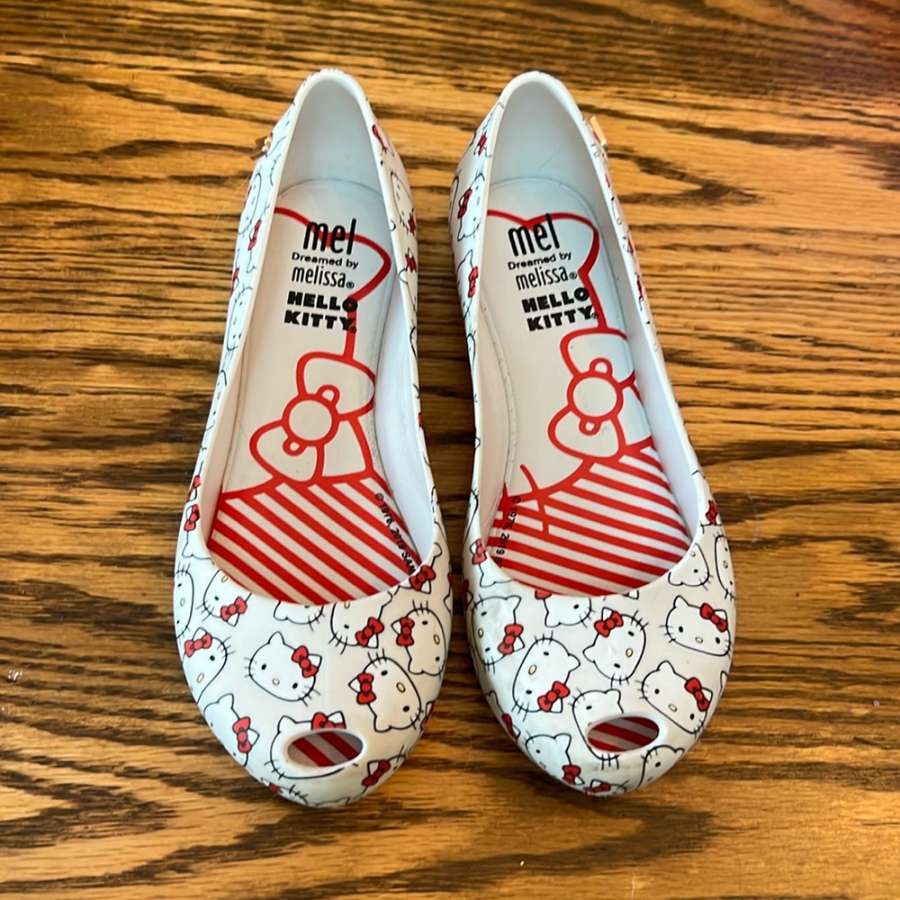 Girls Mel by Mini Melissa Hello Kitty Flats